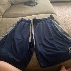 Mens Reebok royal blue shorts